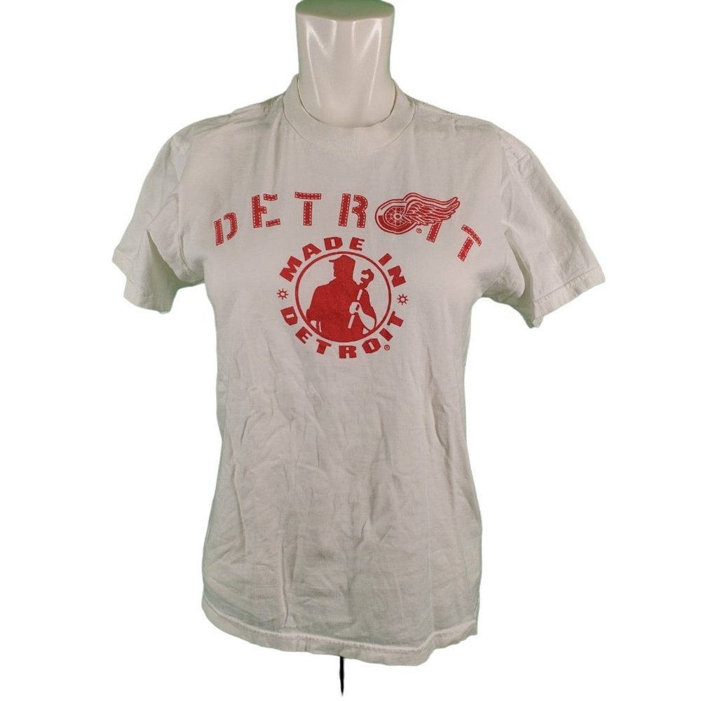 Made In Detroit Graphic Red Wings T-shirt S